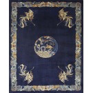 19th Century Chinese Peking Phoenix & Dragon Carpet
